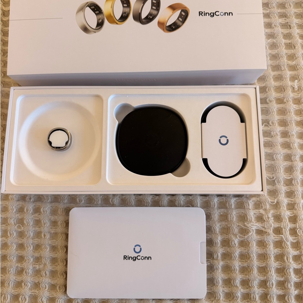 RingConn Smart Ring Set - Silver